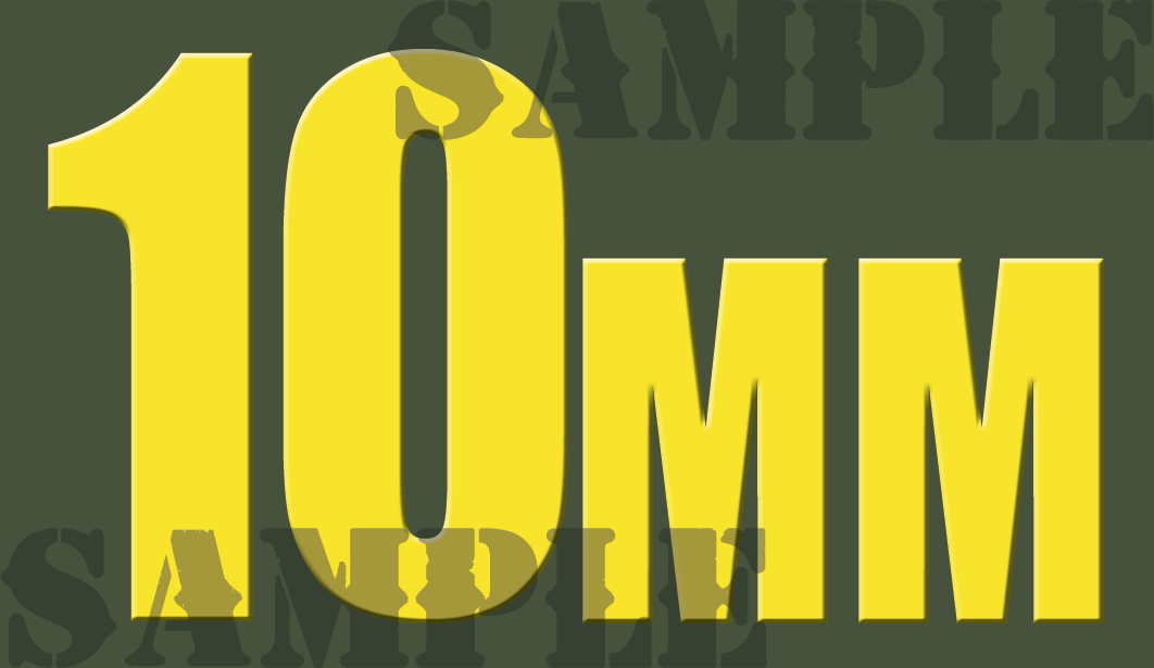10mm - Yellow - Standard  - .50Cal