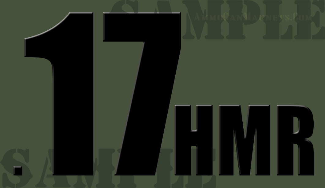 .17HMR - Black - Standard  - .50Cal