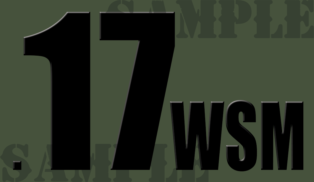 .17WSM - Black - Standard- .50Cal