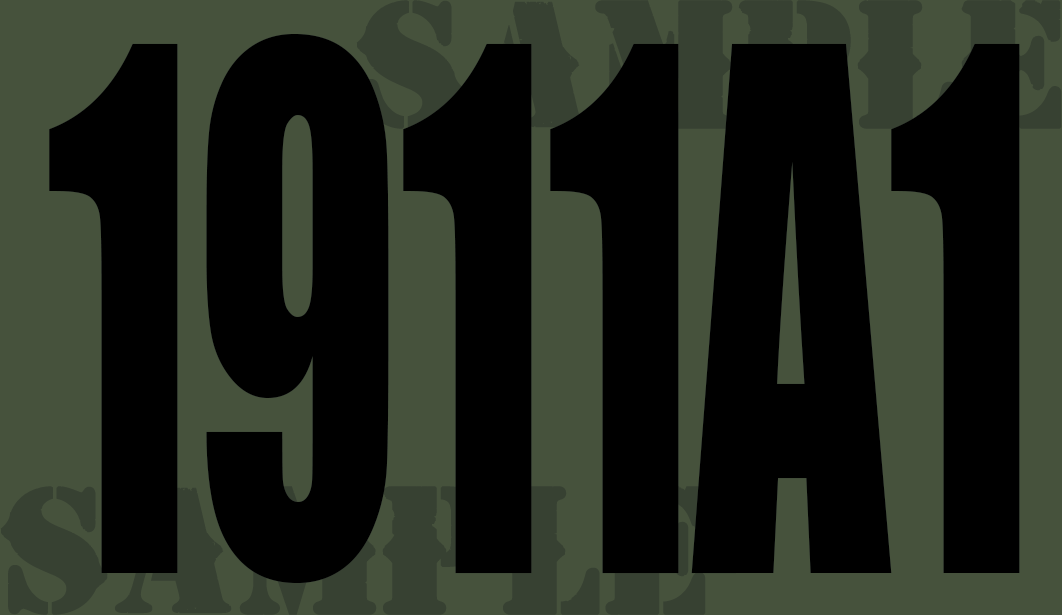 1911A1 - Black - Standard  - .50Cal  (NC)
