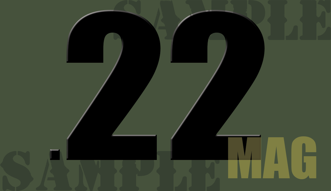 .22Mag - Black - Standard  - .50Cal