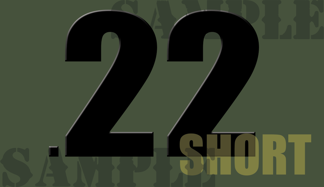 .22Short - Black - Standard - .50Cal