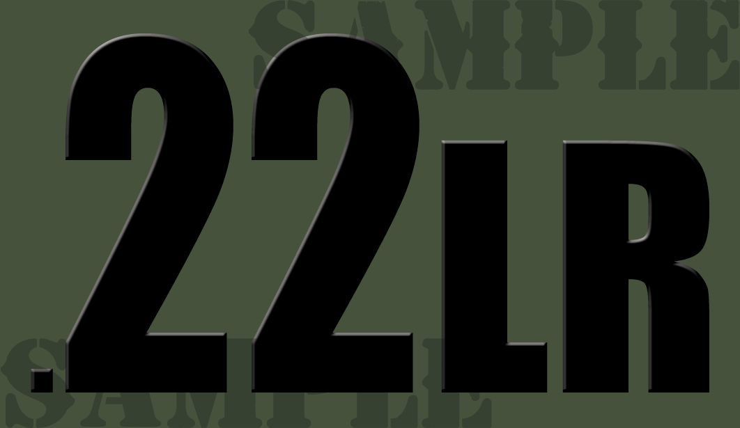 .22LR - Black - Standard - .50Cal