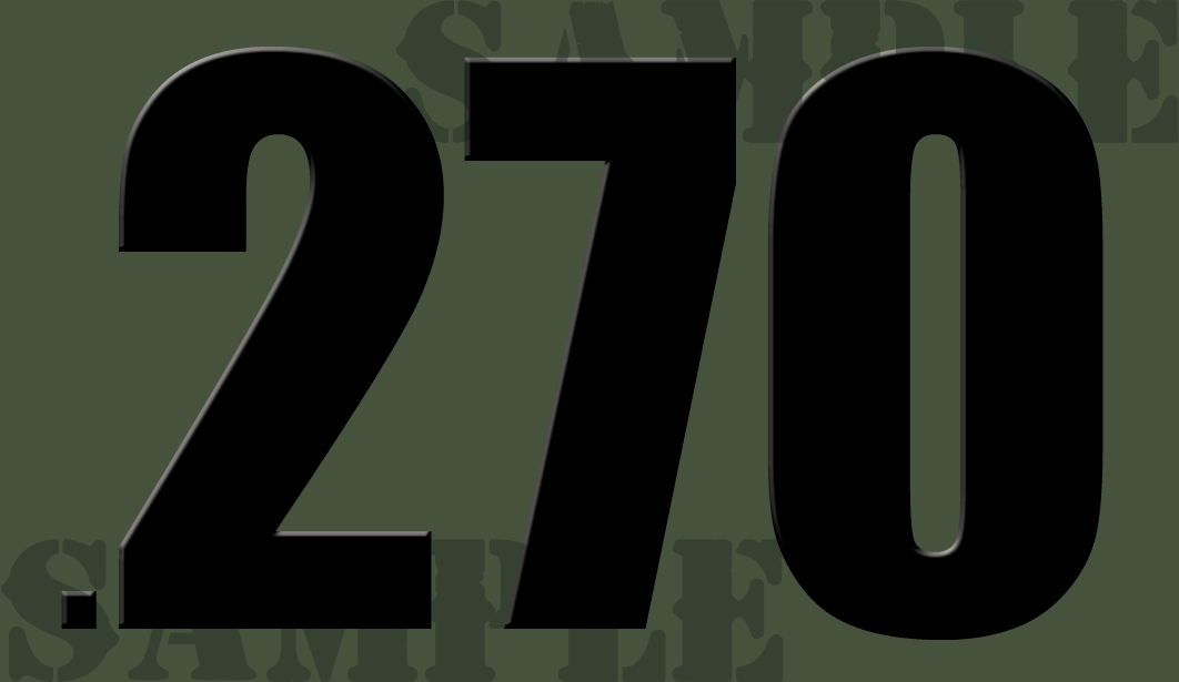 .270 - Black - Standard  - .50Cal