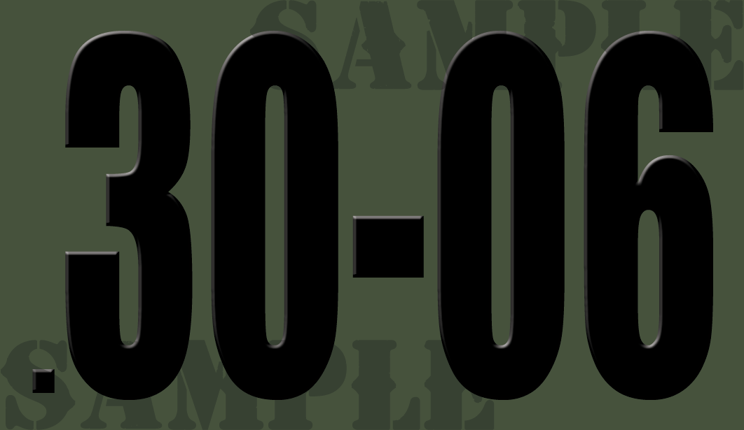 .30-06 - Black - Standard  - .50Cal