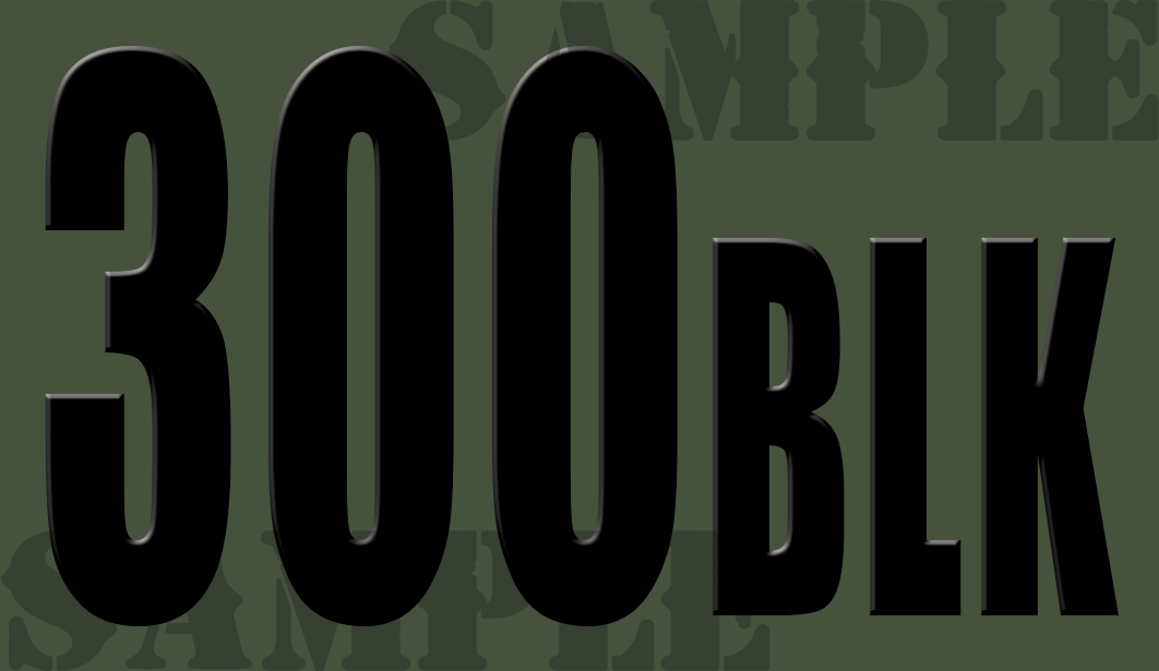 300BLK - Black - Standard - .50Cal