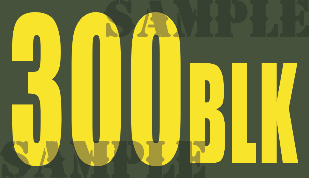 300BLK - Yellow - Standard - .50Cal