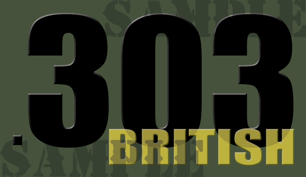 .303 British - Black - Standard  - .50Cal
