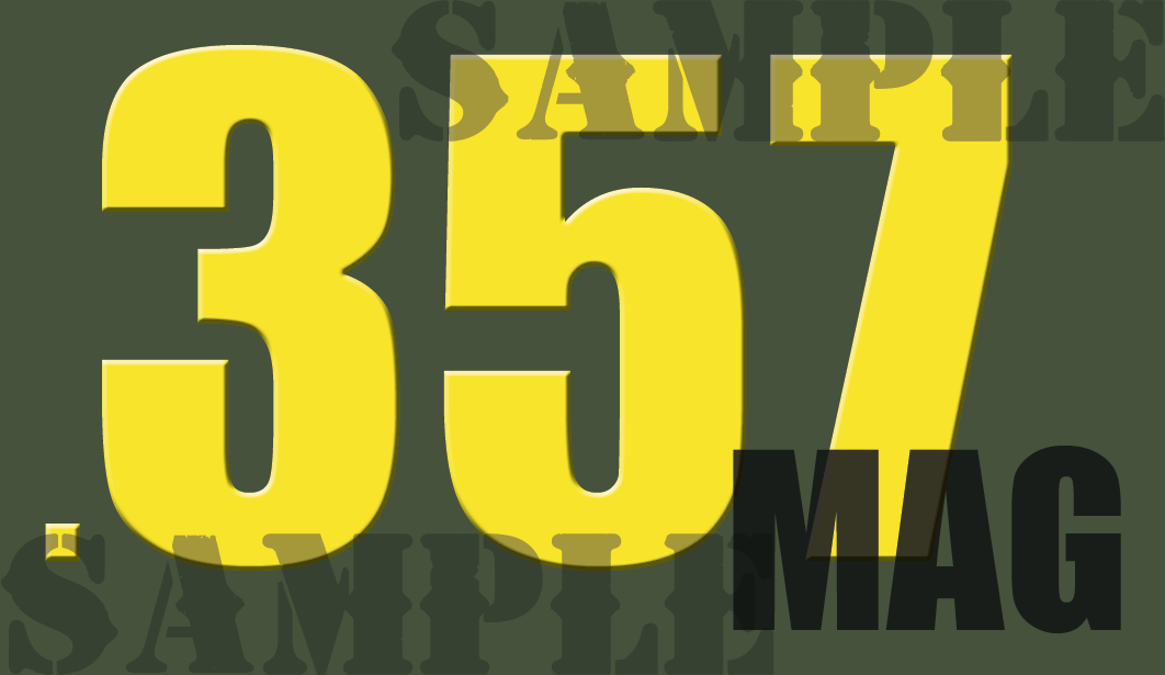 .357 Mag - Yellow - Standard  - .50Cal