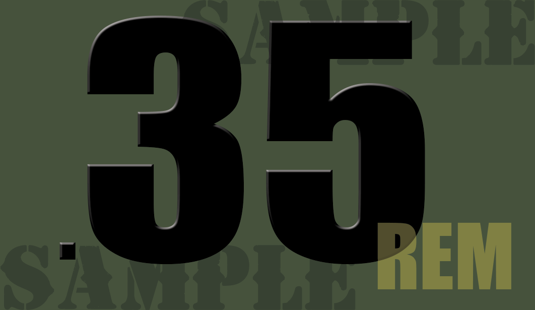 .35 REM - Black - Standard - .50Cal