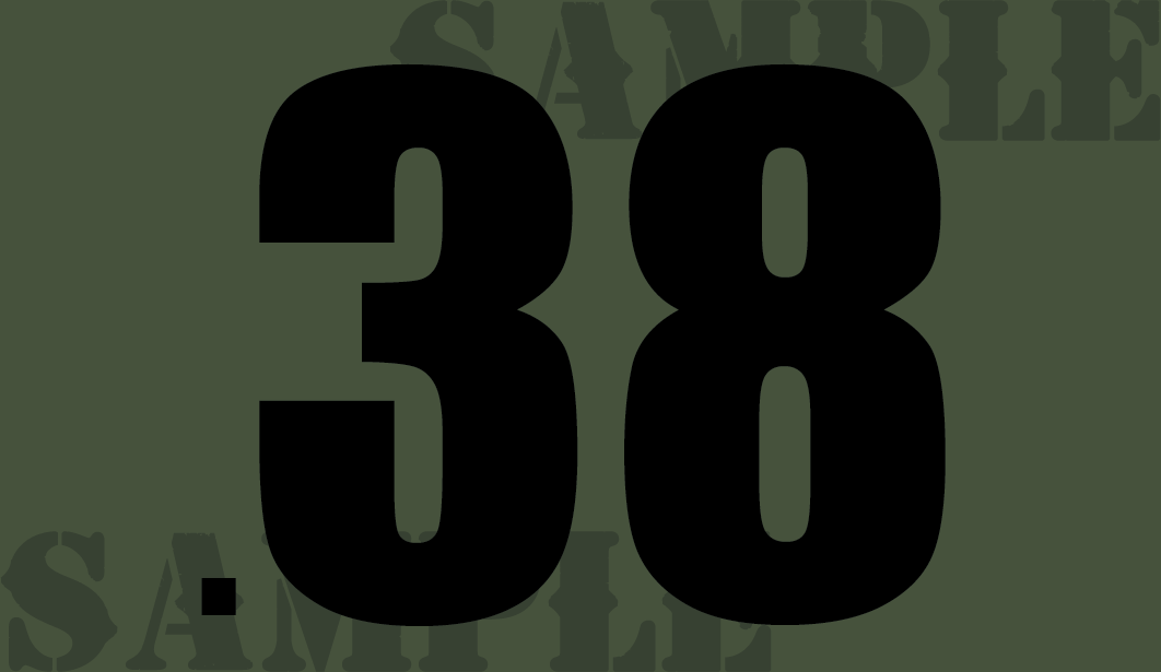 .38 - Black - Standard  - .50Cal
