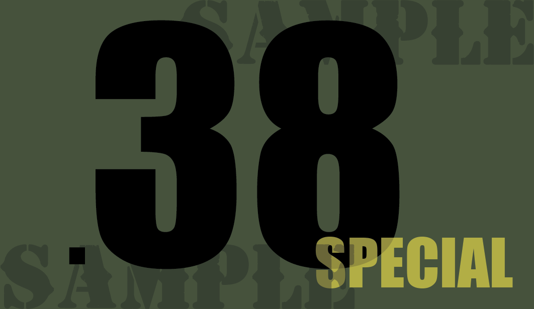 .38 Special - Black - Standard - .50Cal