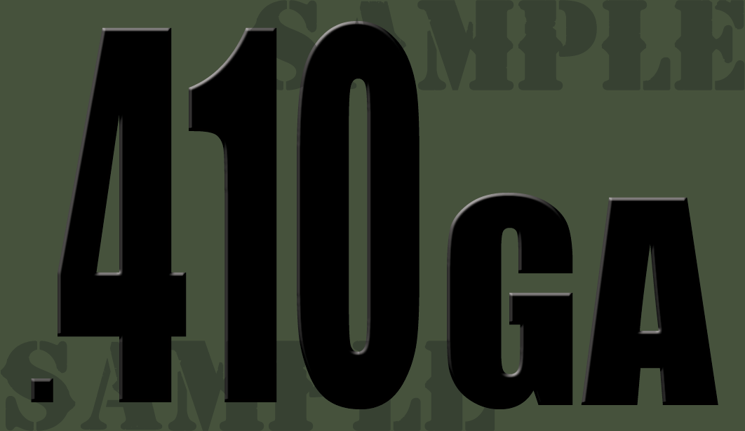 .410GA - Black - Standard  - .50Cal