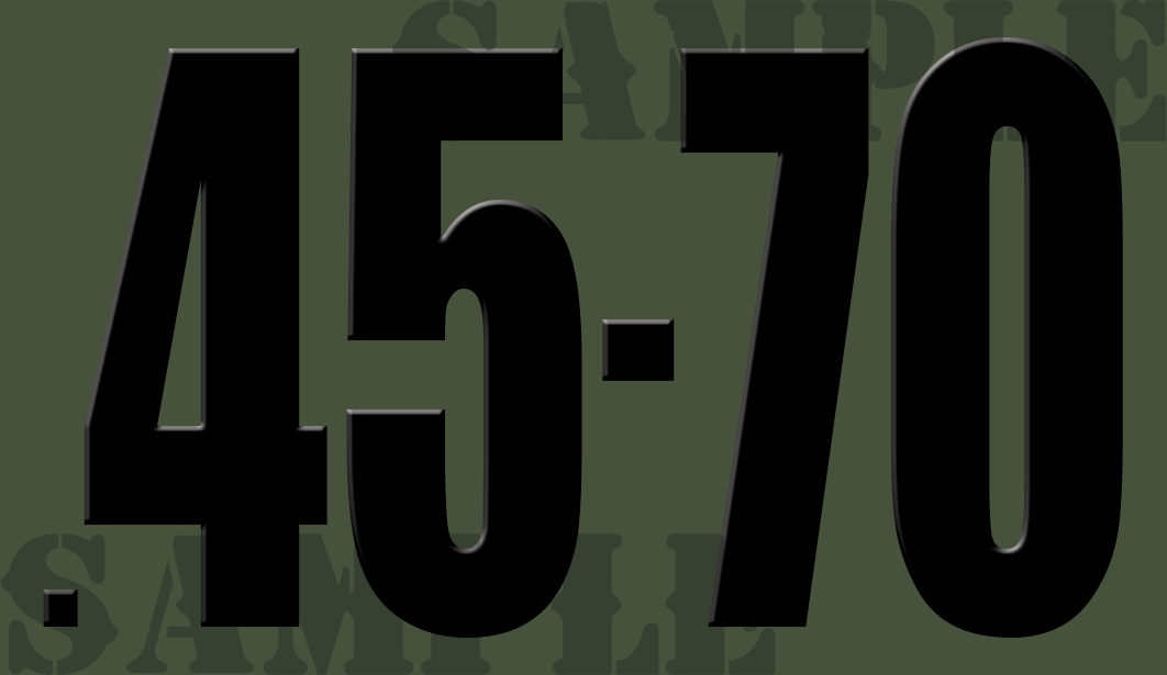 .45-70 - Black - Standard  - .50Cal