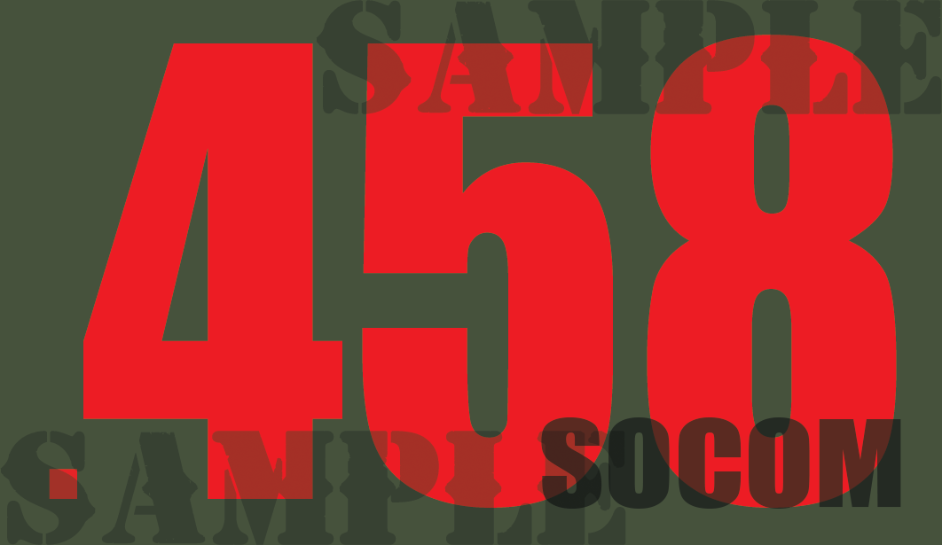 .458 SOCOM - Red - Standard - .50Cal