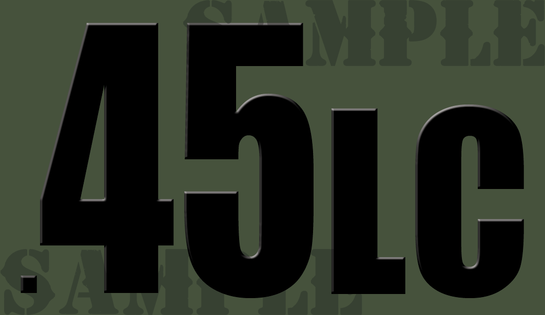 .45 Long Colt - Black - Standard  - .50Cal