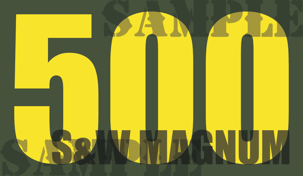 500 S&W Magnum - Yellow - Standard - .50Cal