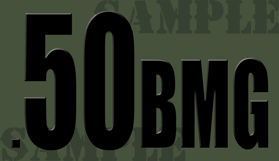 .50BMG - Black - Standard  - .50Cal