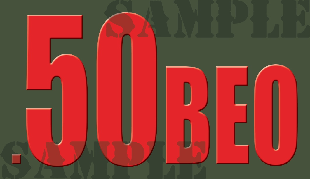 .50 Beo - Red - Standard - .50Cal