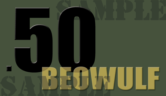 .50 Beowulf  - Black - Standard  - .50Cal
