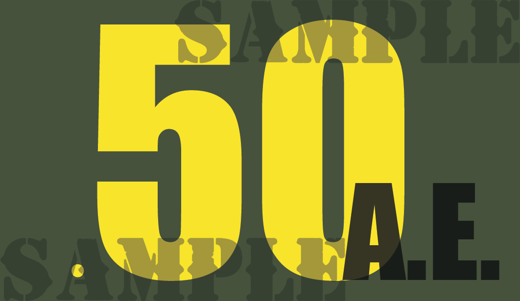 .50AE - Yellow - Standard - .50Cal