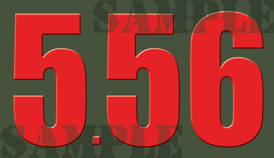 5.56 - Red - Standard - .50Cal