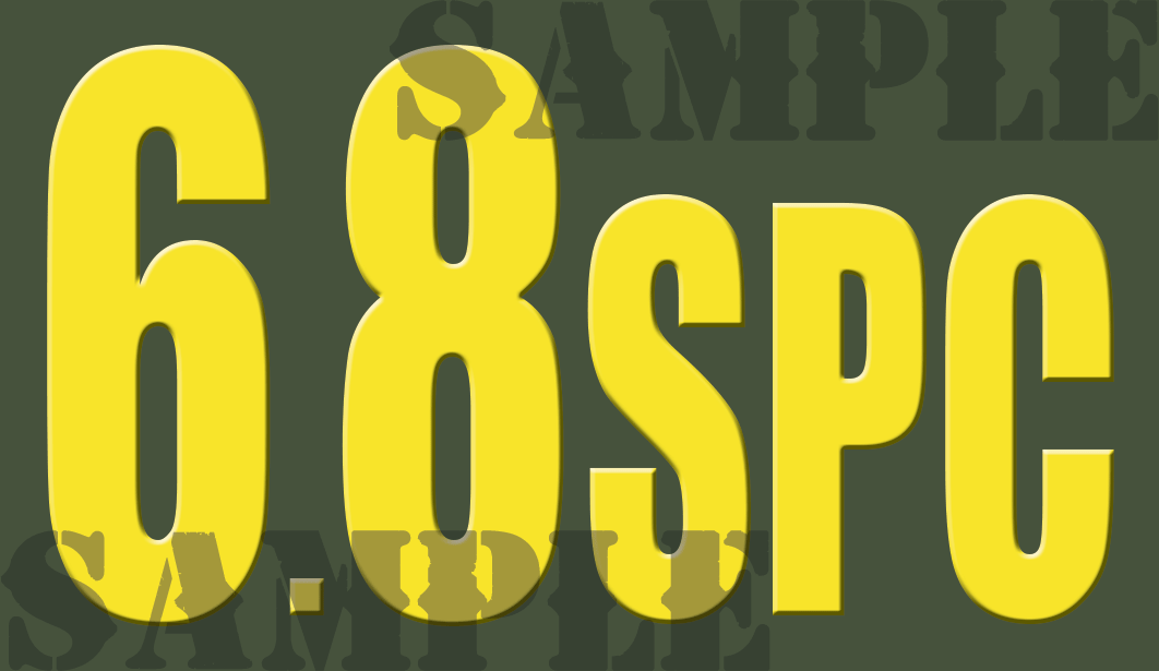 6.8 SPC - Yellow - Standard - .50Cal