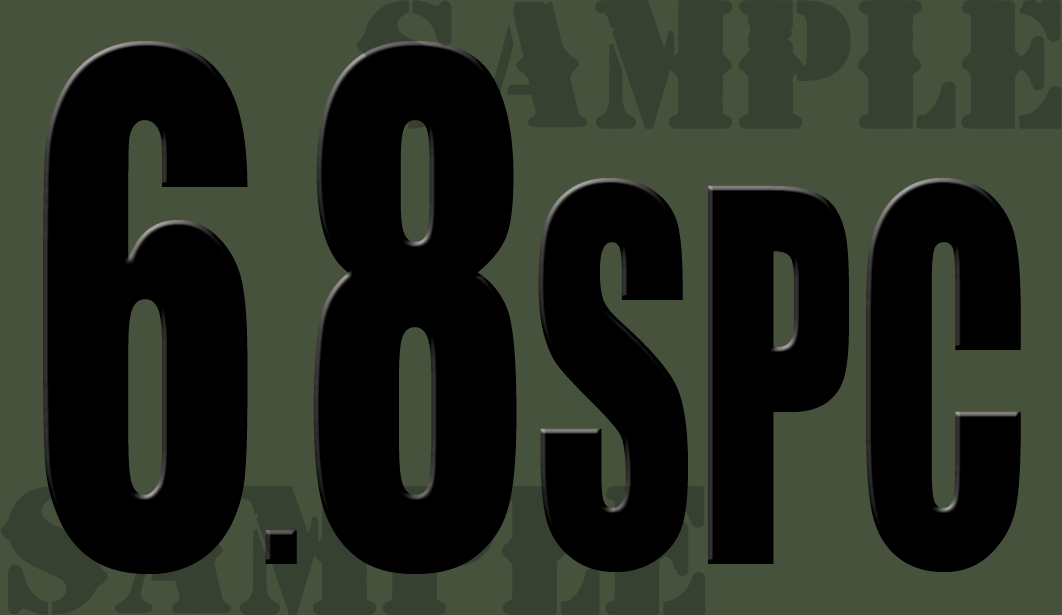 6.8 SPC - Black - Standard - .50Cal