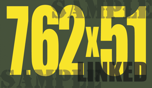 7.62x51 LINKED - Yellow - Standard - .50Cal