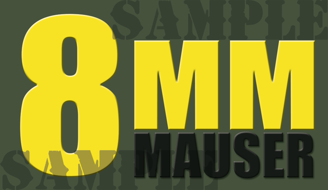 8mm Mauser - Yellow - Standard - .50Cal