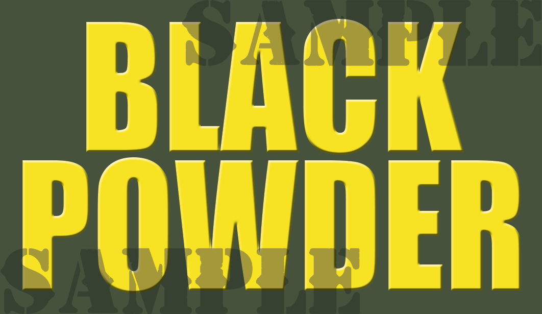 Black Powder - Yellow - Standard   - .50Cal (NC)