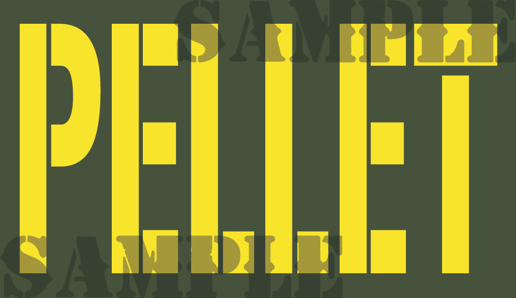 PELLET - Yellow - Stencil - .50Cal (NC)