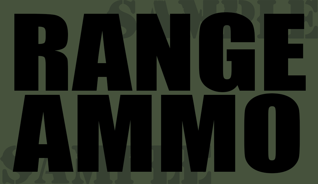 RANGE AMMO - Black - Standard - .50Cal (NC)