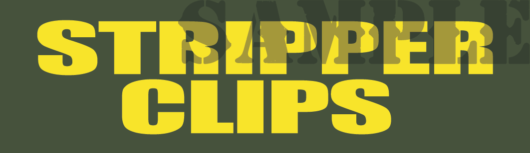 Stripper Clips - Yellow - Standard - Half Height (NC)