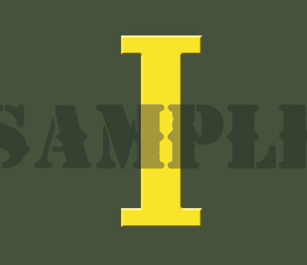 Roman Numeral "I" - Yellow - .30Cal (NC)