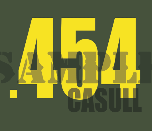 .454 Casull - Yellow - Standard  - .30Cal