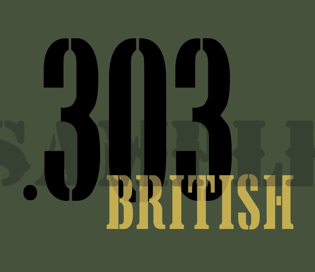 .303 British - Black - Stencil - .30Cal
