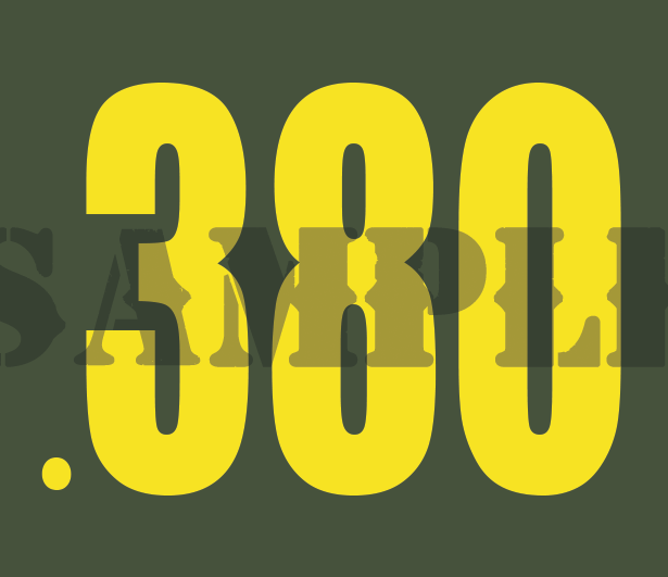 .380 - Yellow - Standard  - .30Cal