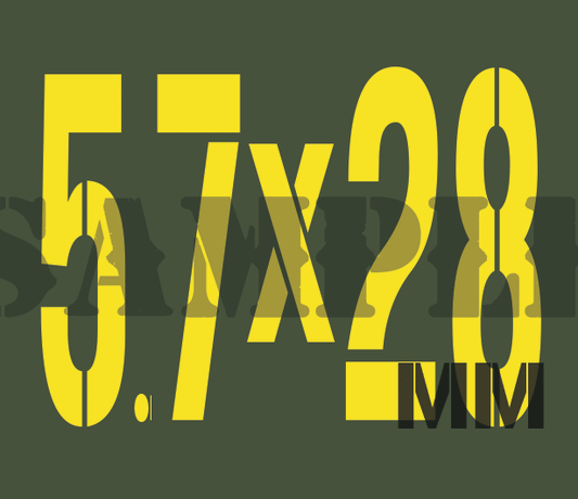 5.7x28mm - Yellow - Stencil - .30Cal