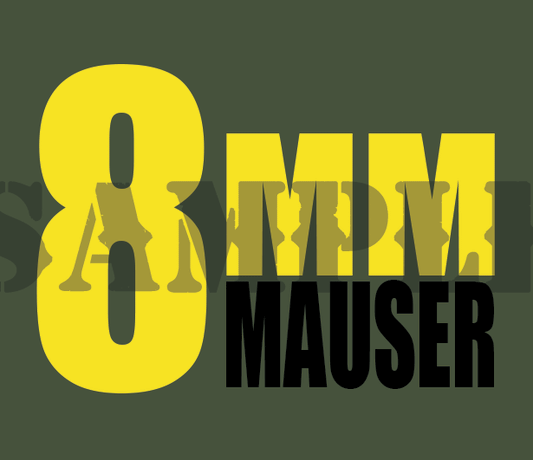8mm Mauser - Yellow - Standard   - .30Cal