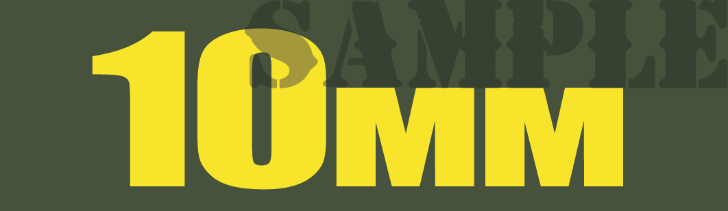 10mm - Yellow - Standard - Half Height