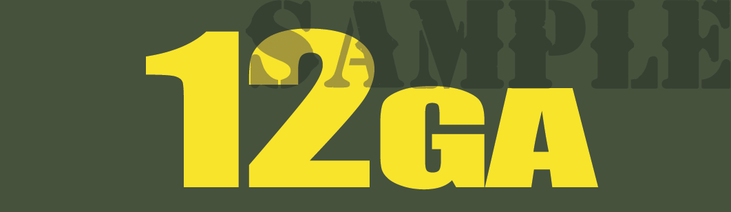 12ga - Yellow - Standard - Half Height