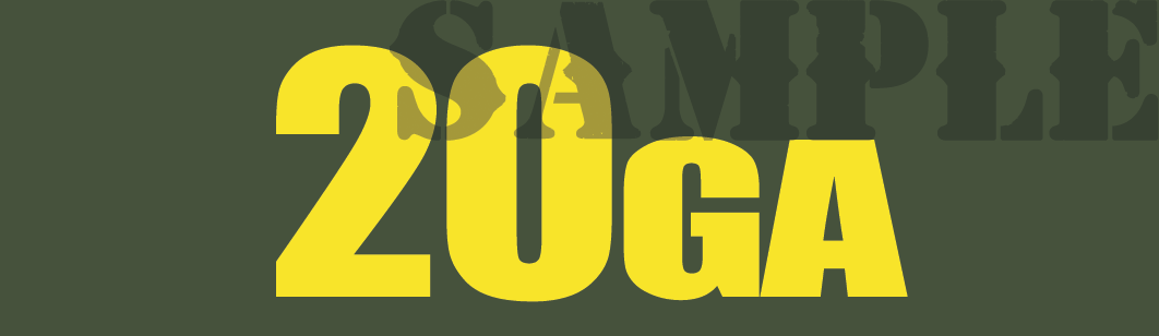 20ga - Yellow - Standard - Half Height