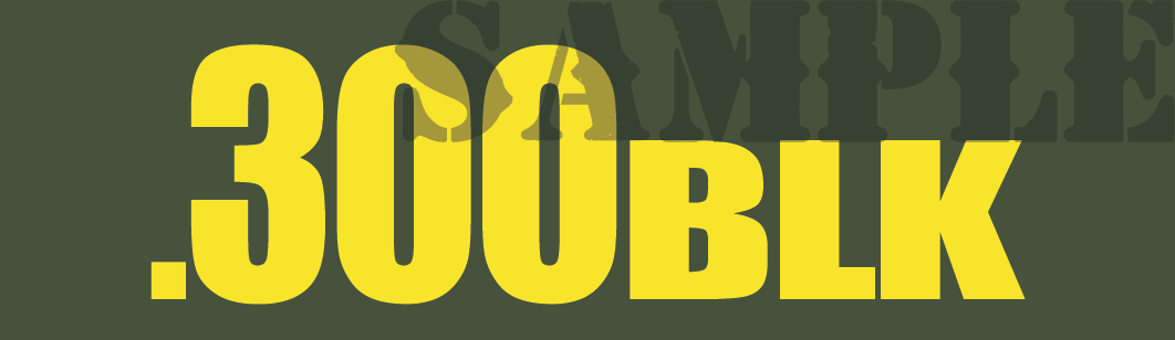 .300BLK - Yellow - Standard - Half Height