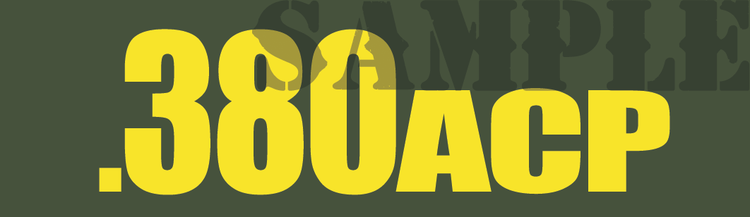 .380ACP- Yellow - Standard - Half Height