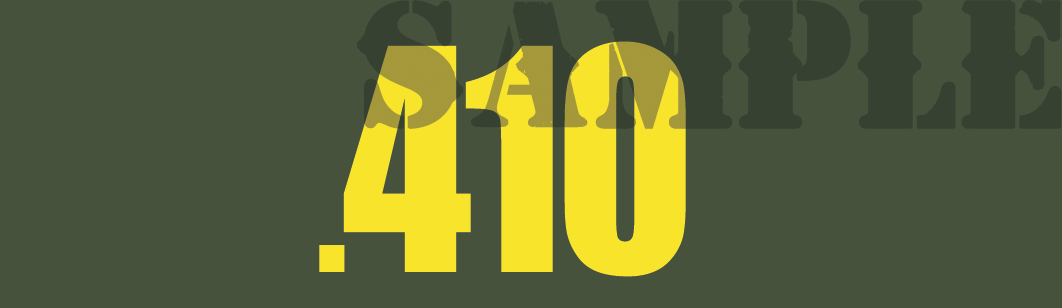 .410  - Yellow - Standard - Half Height