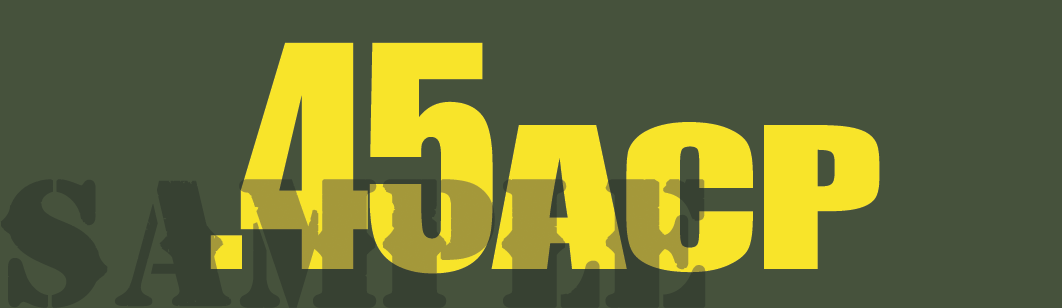 .45ACP - Yellow - Standard - Half Height