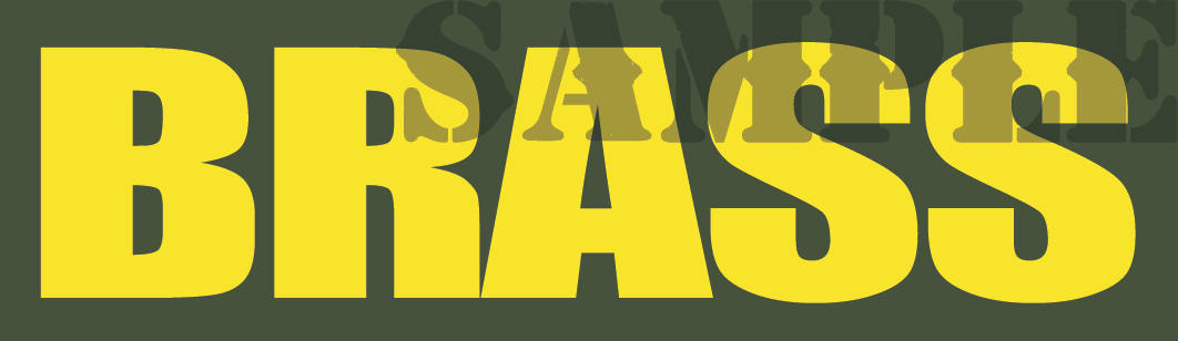Brass - Yellow - Standard - Half Height (NC)