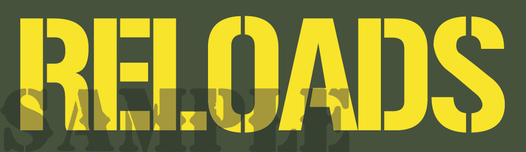 Reloads - Yellow - Stencil - Half Height (NC)