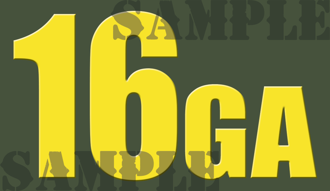 16GA - Yellow - Standard - .50Cal